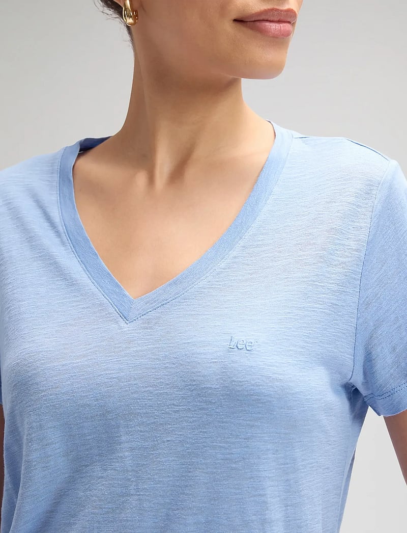 Lee Jeans - V NECK TEE - t-shirts - halogen - 5