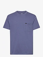 RELAXED POCKET TEE - SURF BLUE