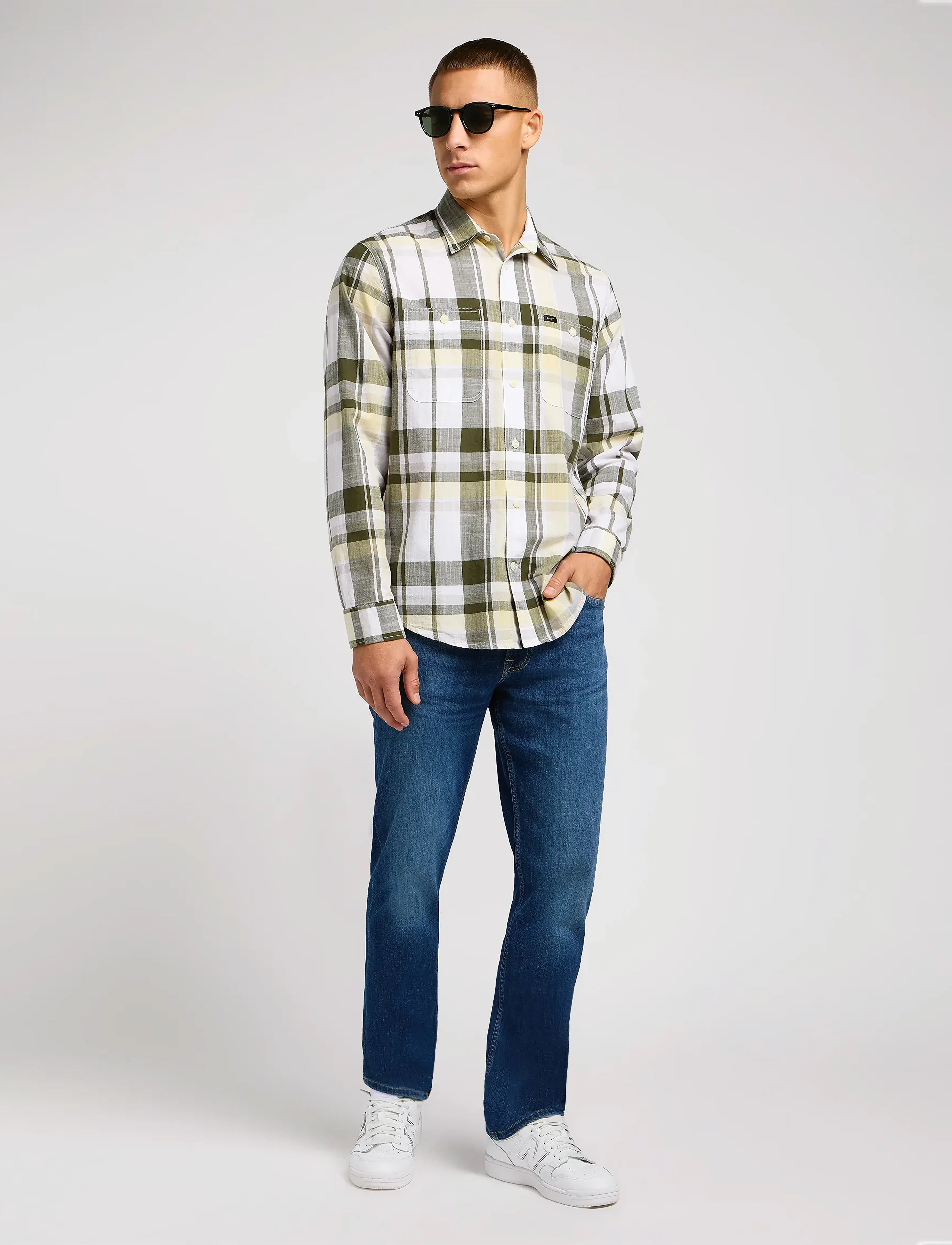 Lee Jeans - WORKER SHIRT 2.0 - kale - 4