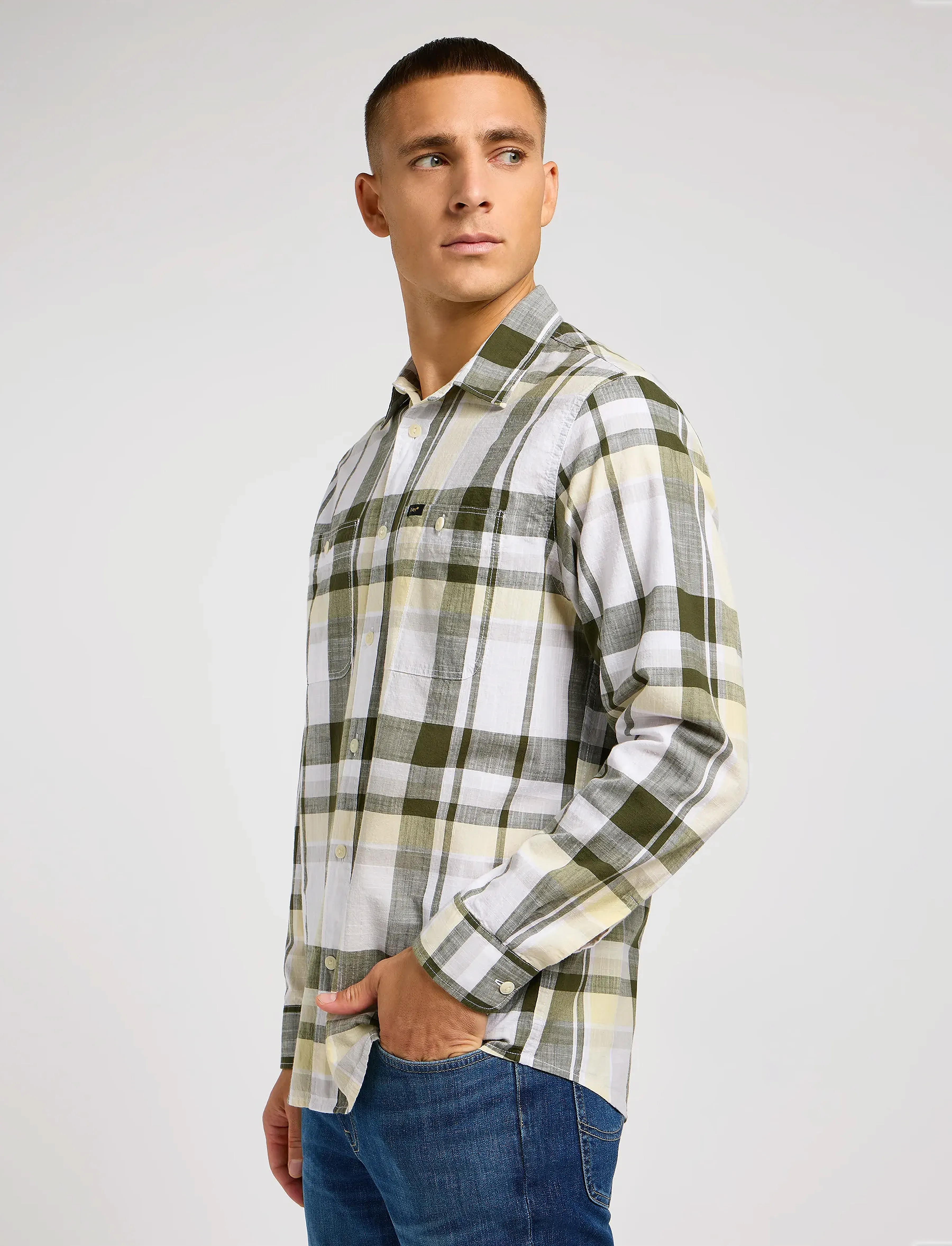Lee Jeans - WORKER SHIRT 2.0 - kale - 5