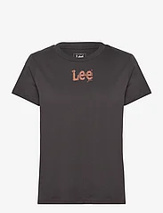 Lee Jeans - SMALL LEE TEE - laveste priser - washed black - 0