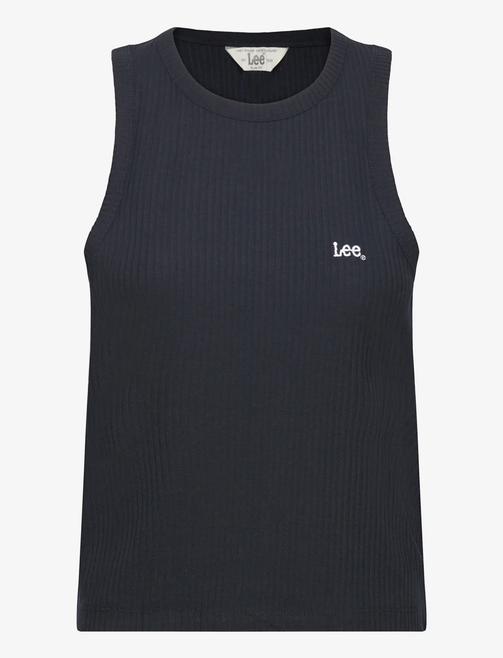 Lee Jeans - RIBBED TANK - linnen - unionall blk - 0