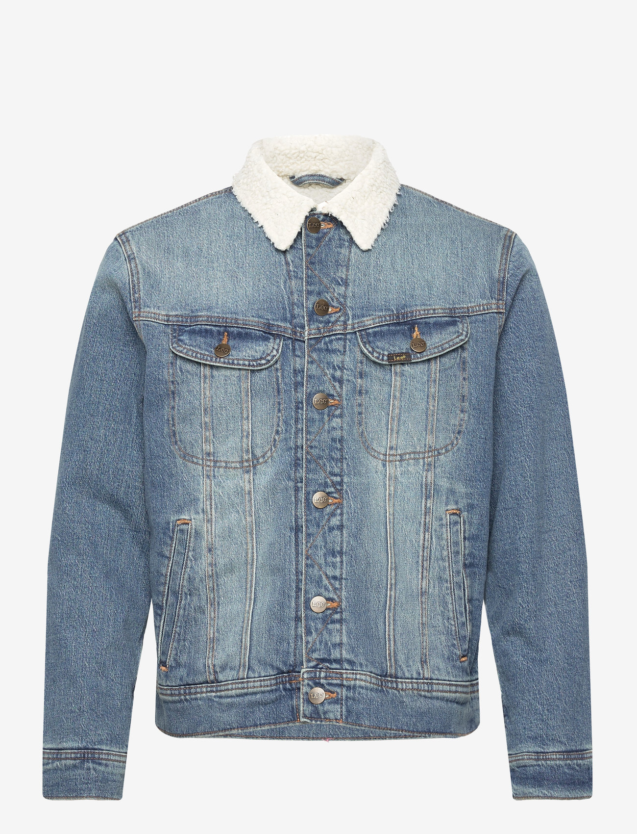 Lee Jeans - SHERPA JACKET - medium dark - 0