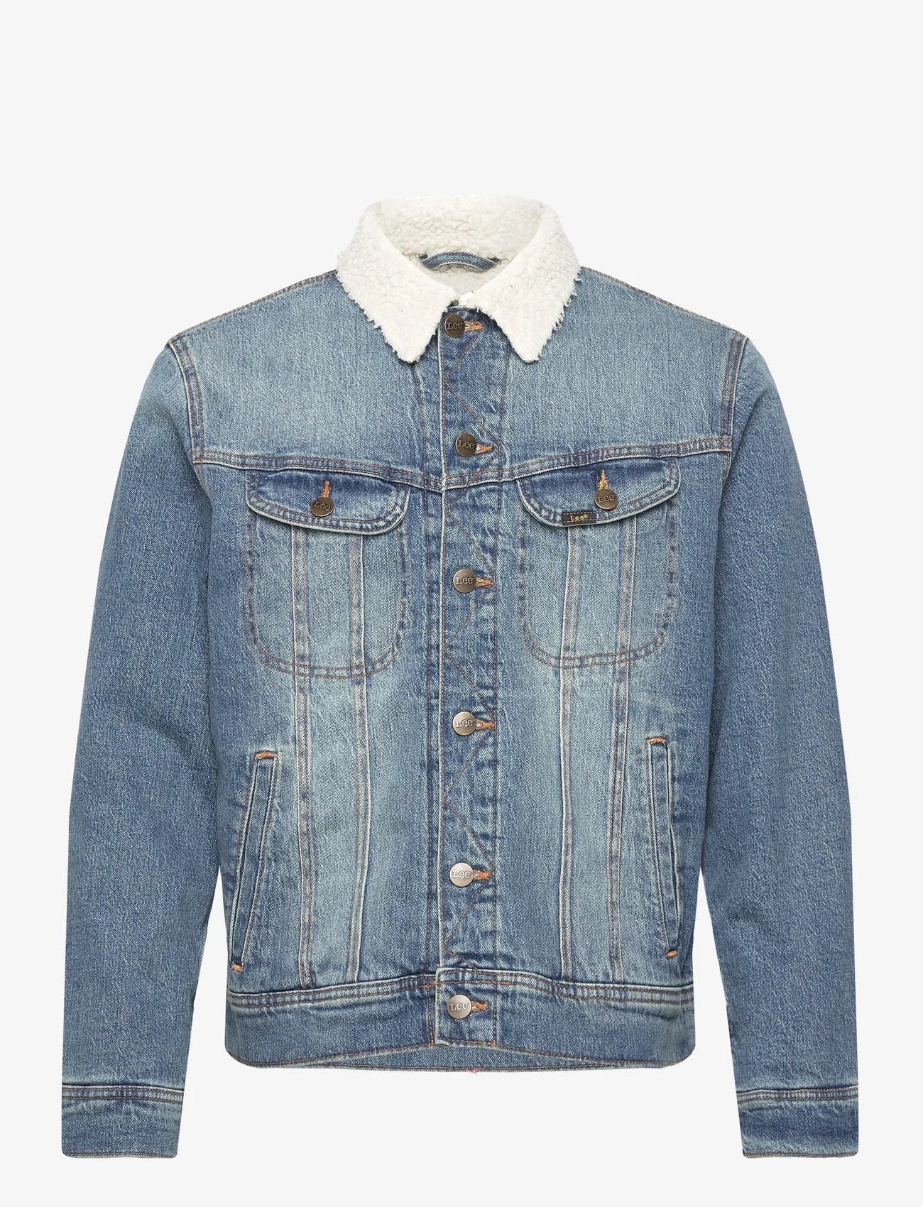 Lee Jeans - SHERPA JACKET - spring jackets - medium dark - 0