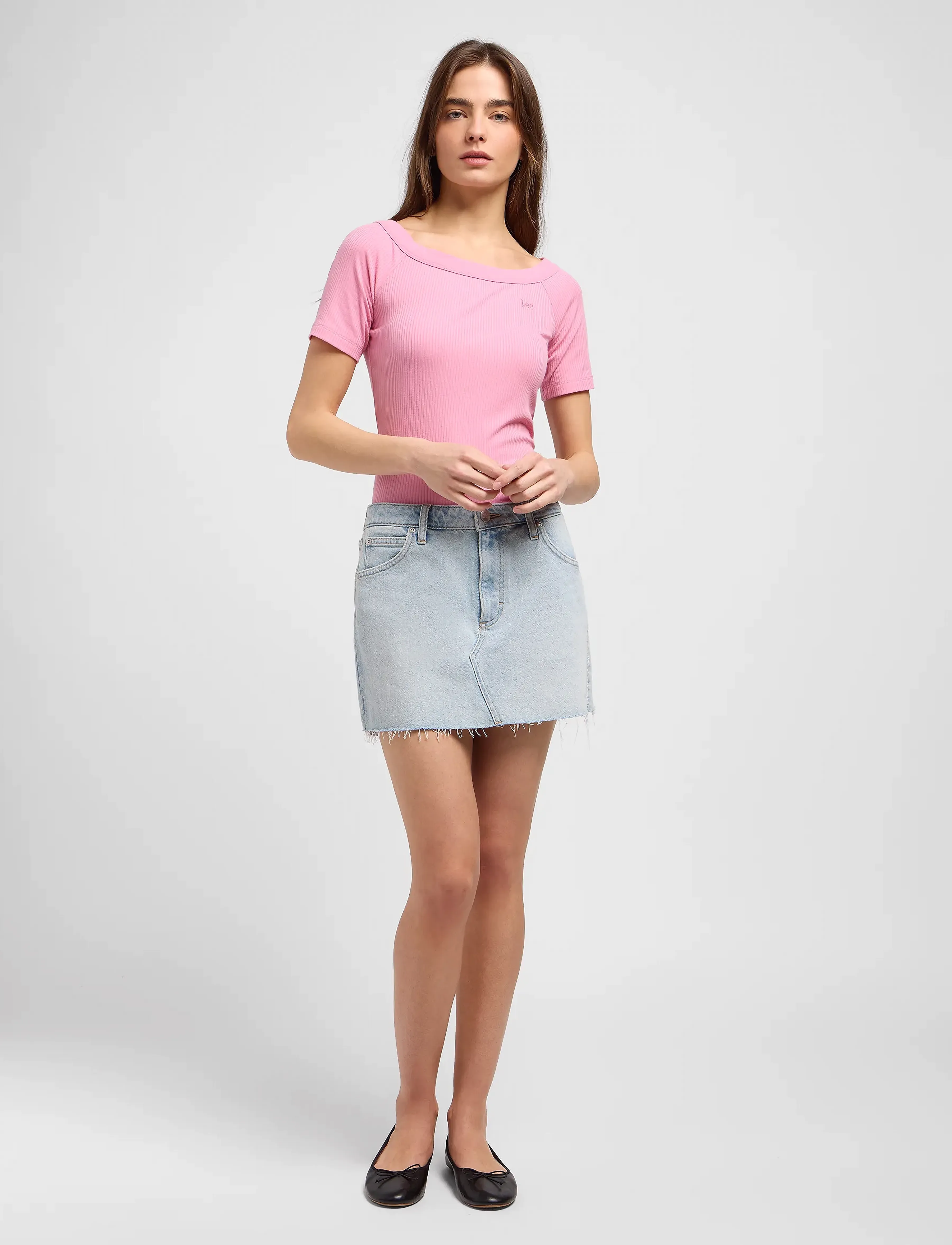 Lee Jeans - MINI SKIRT - light hearted - 4