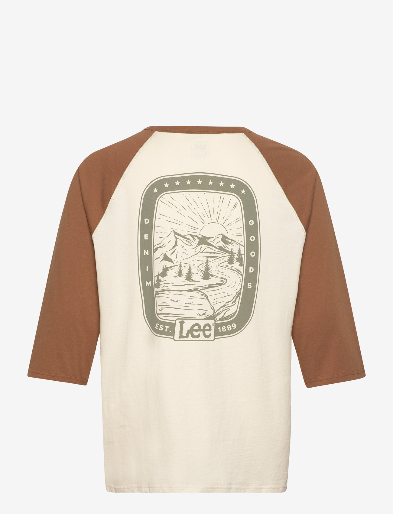 Lee Jeans - RAGLAN TEE - acorn - 1