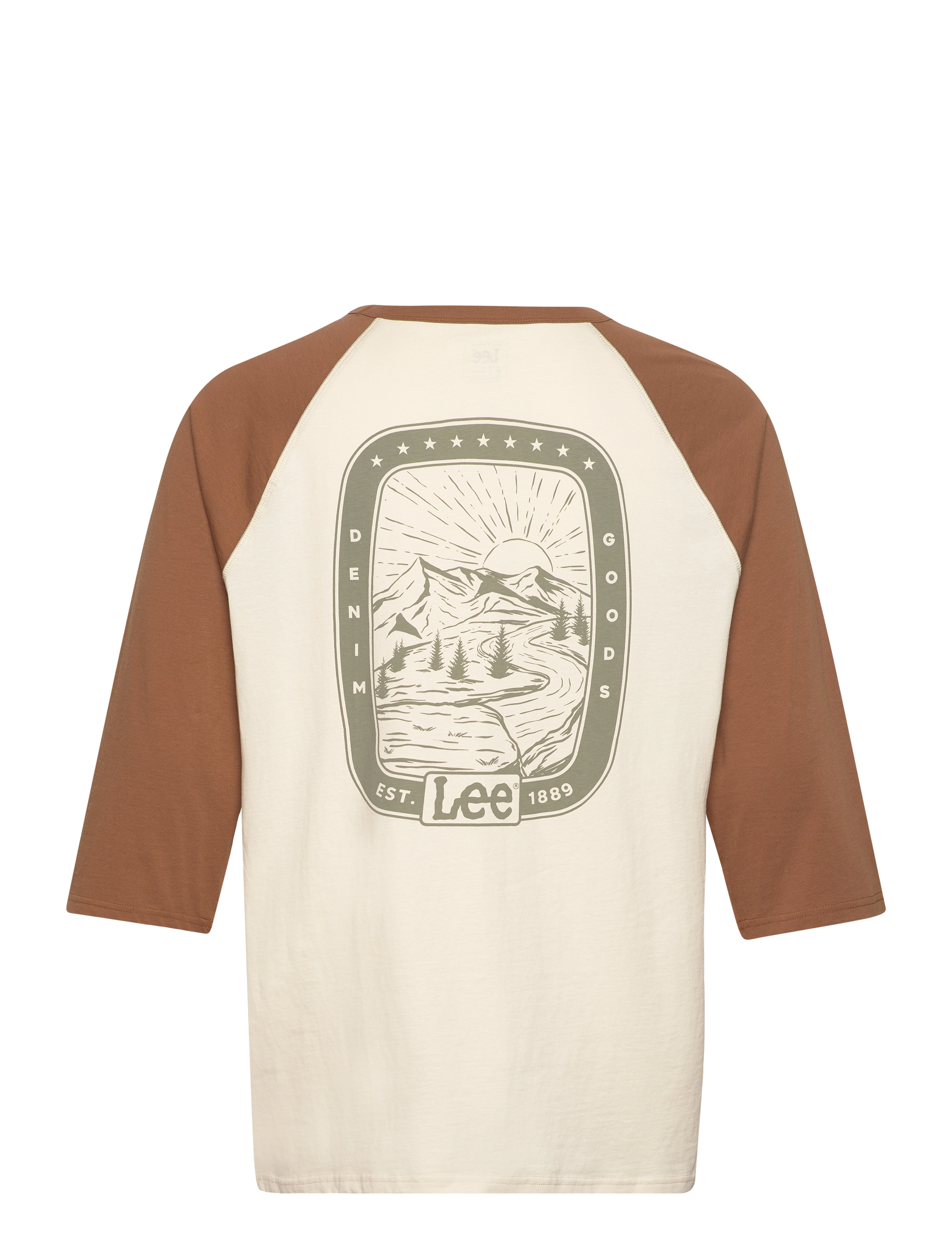 Lee Jeans - RAGLAN TEE - acorn - 1