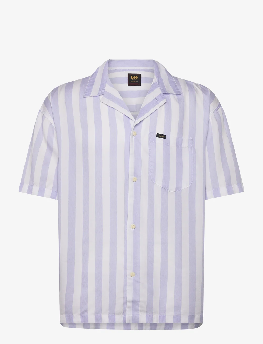 Lee Jeans - CAMP SHIRT - kurzarmhemden - iris - 0