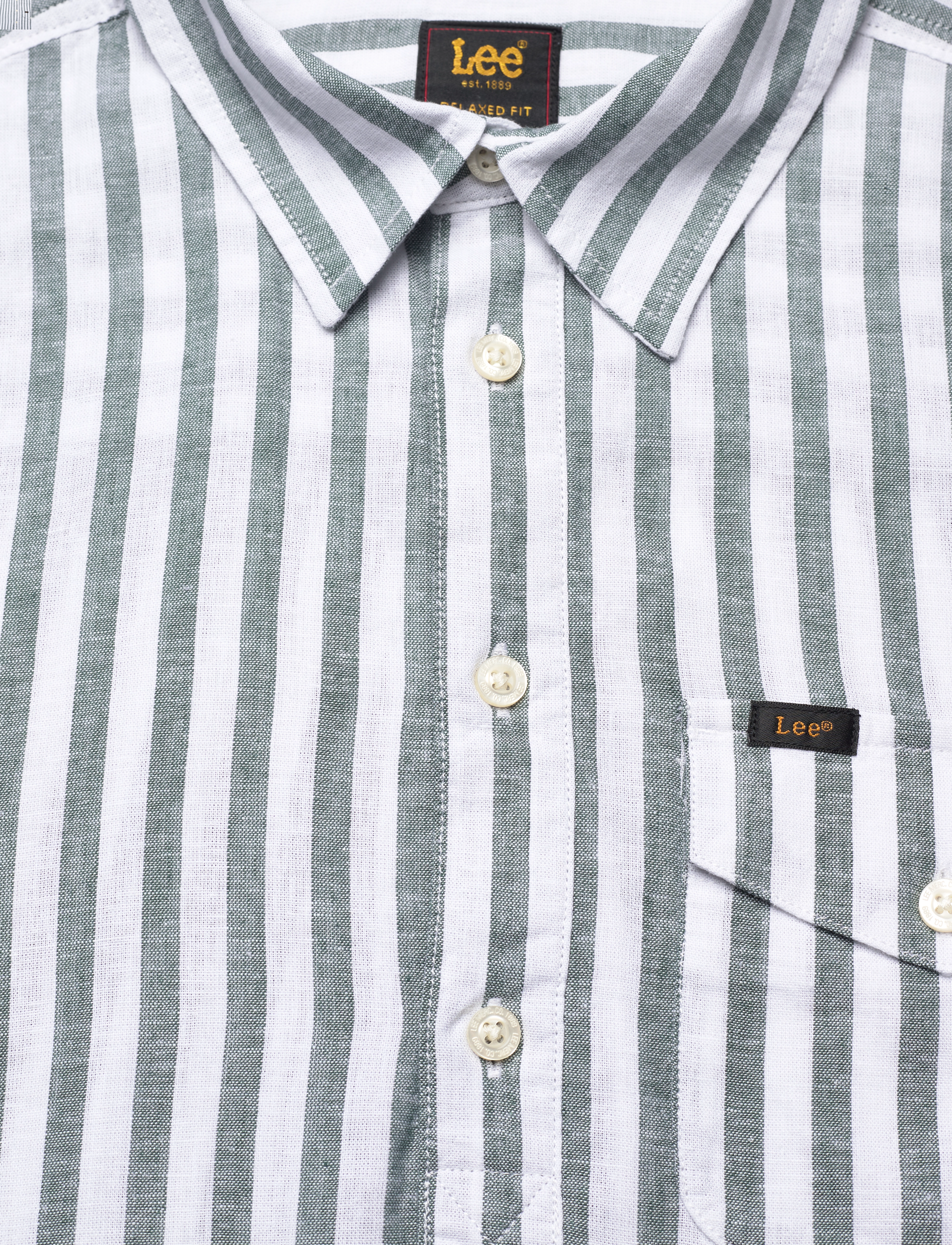 Lee Jeans - POPOVER SHIRT SS - evergreen - 2