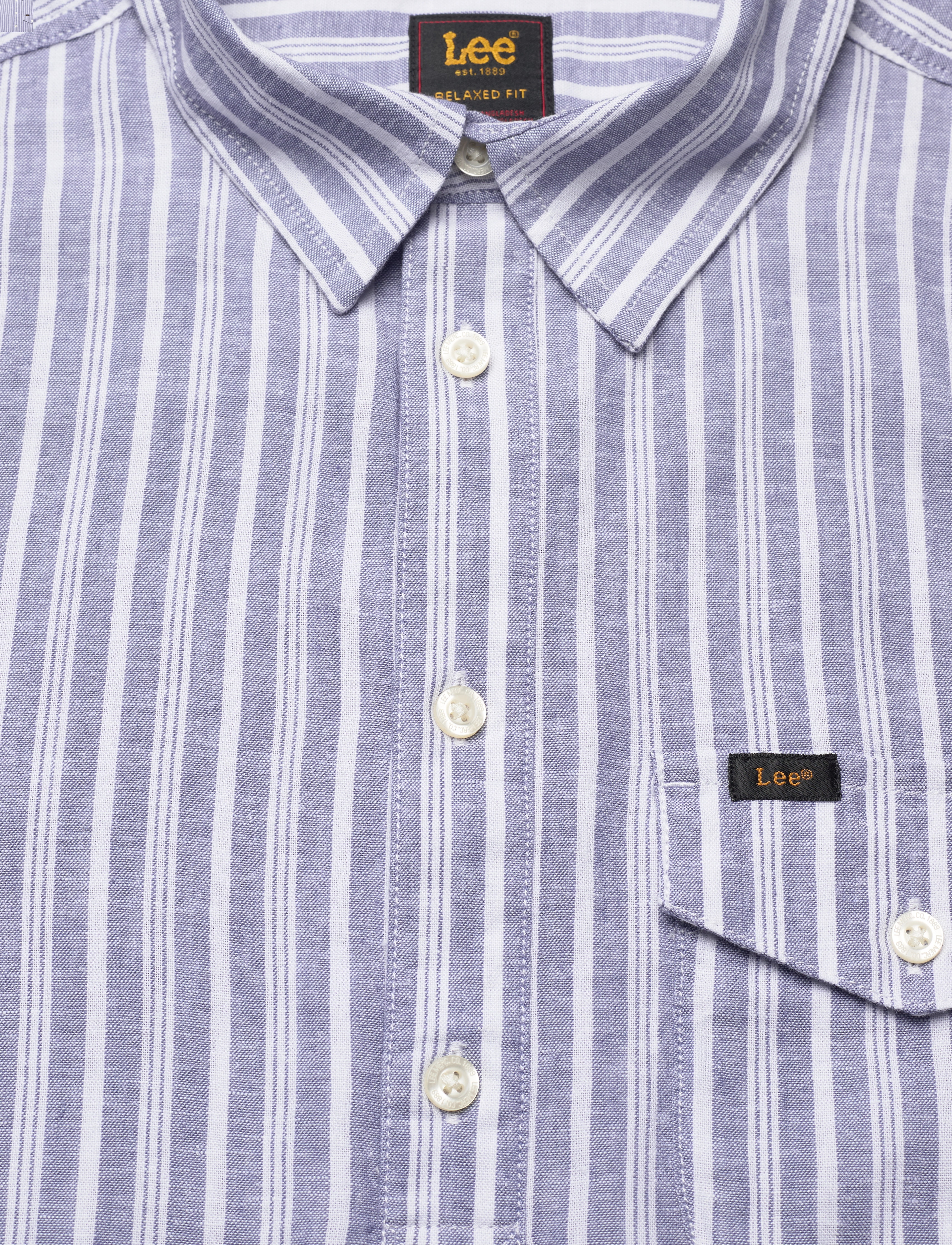 Lee Jeans - POPOVER SHIRT SS - surf blue - 2