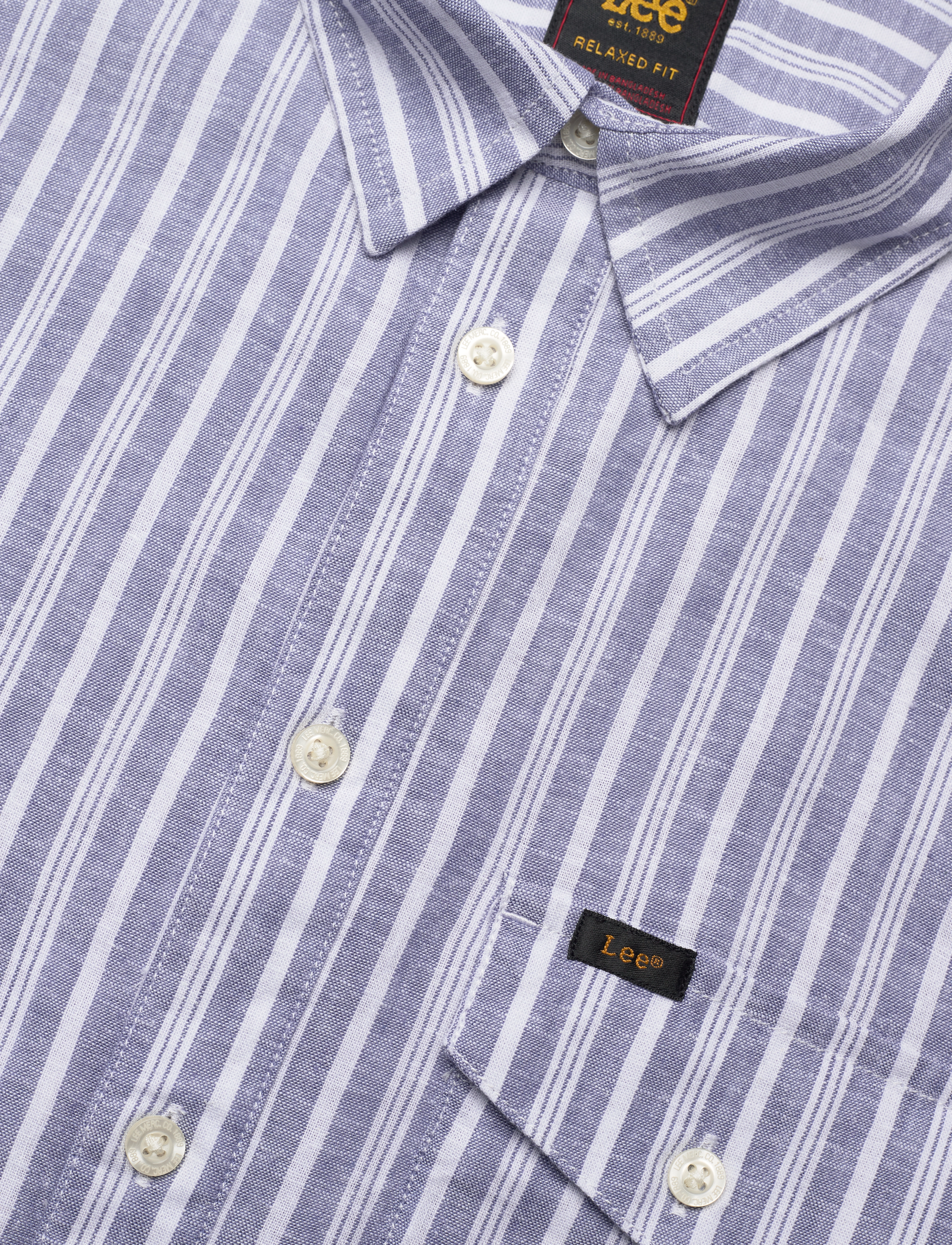 Lee Jeans - POPOVER SHIRT SS - surf blue - 3