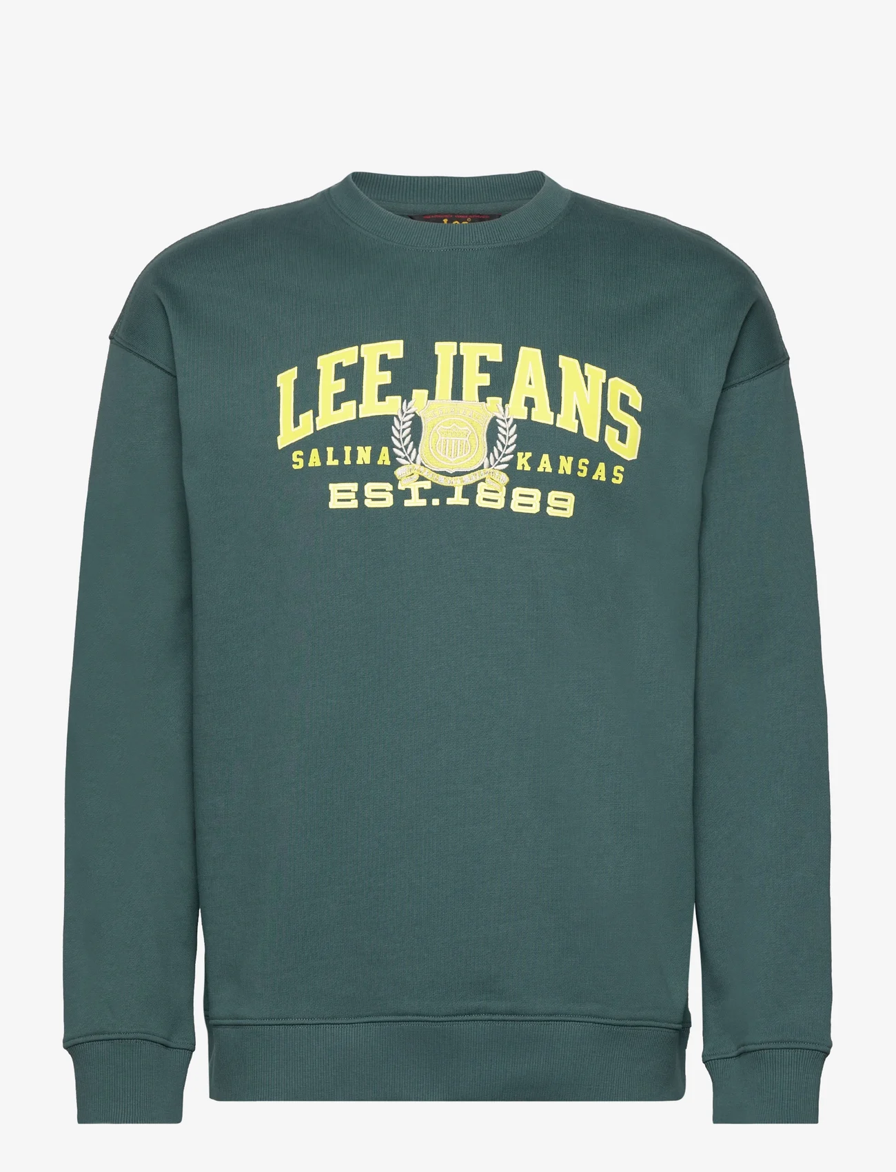 Lee Jeans - VARSITY SWS - sweatshirts - evergreen - 0