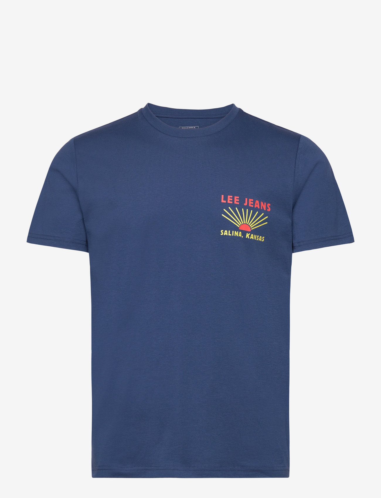 Lee Jeans - GRAPHIC TEE - drama blue - 0