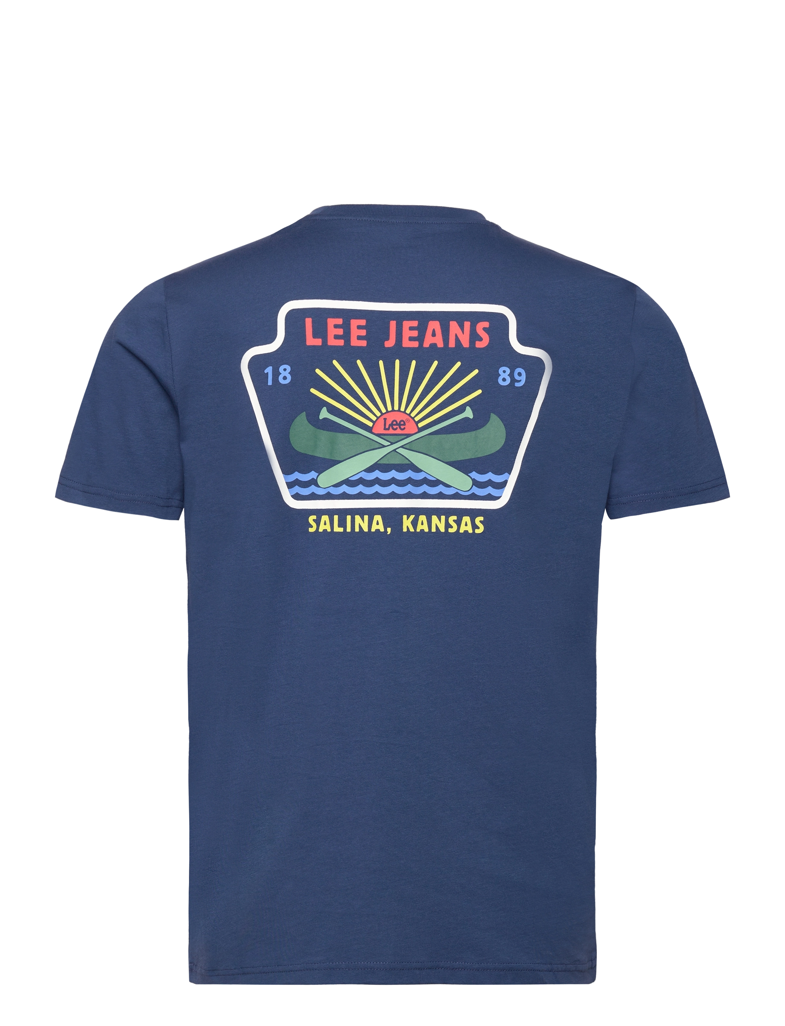 Lee Jeans - GRAPHIC TEE - drama blue - 1