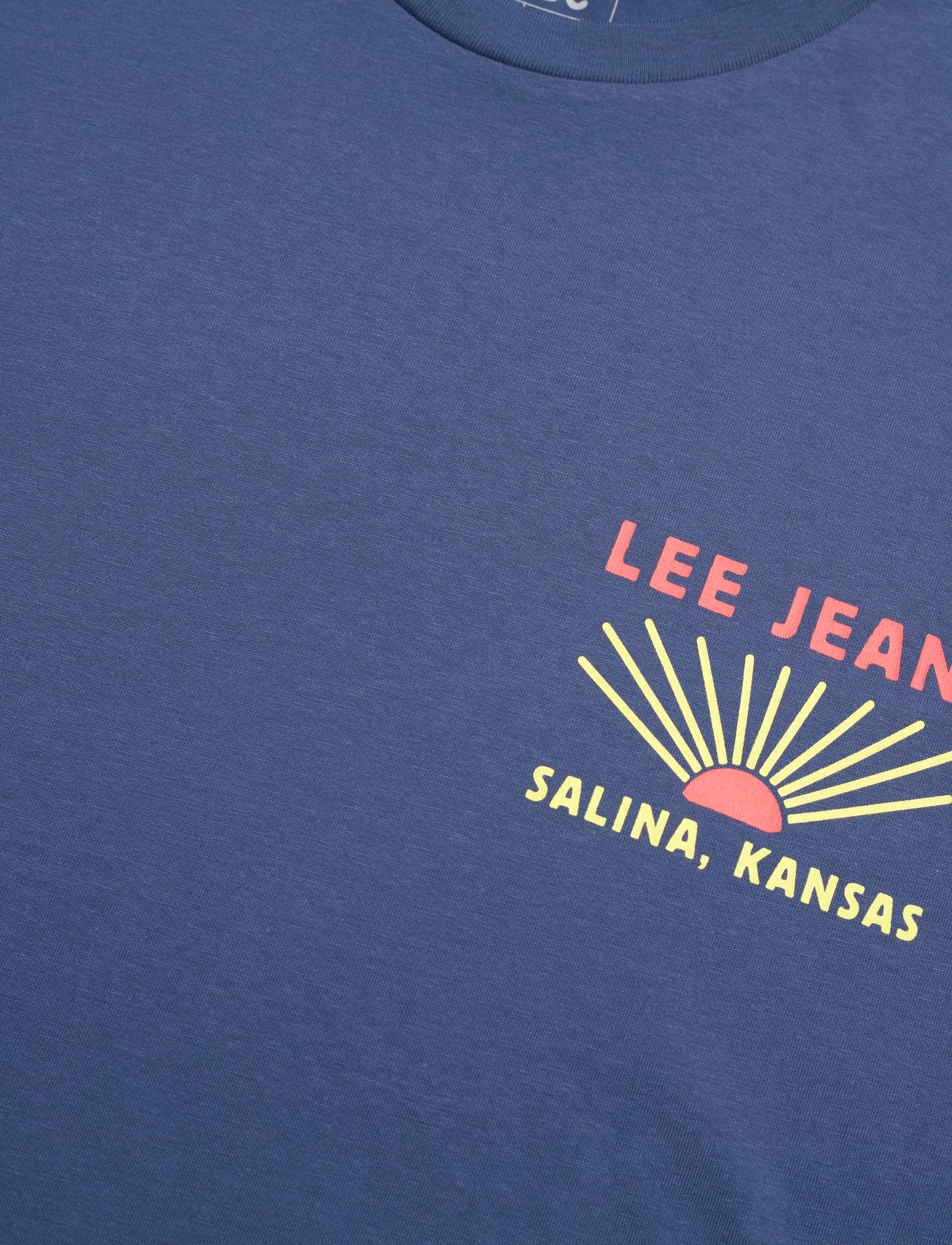 Lee Jeans - GRAPHIC TEE - drama blue - 2