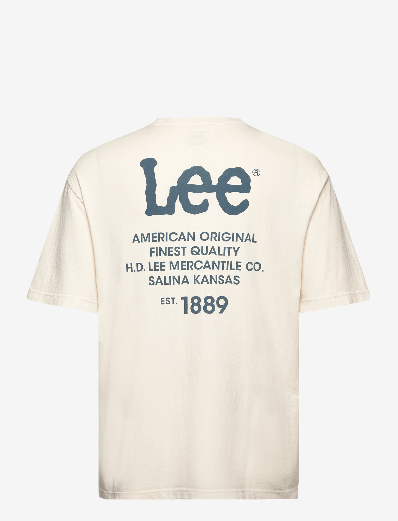 Lee Jeans - LOOSE LOGO TEE - ecru - 1