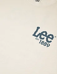 Lee Jeans - LOOSE LOGO TEE - de laveste prisene - ecru - 3