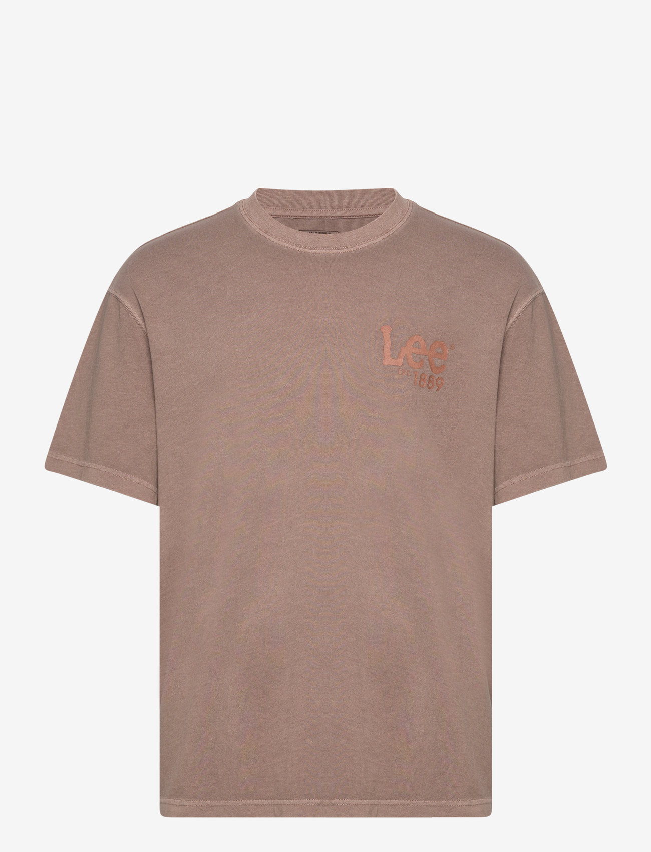 Lee Jeans - LOOSE LOGO TEE - pebble - 0