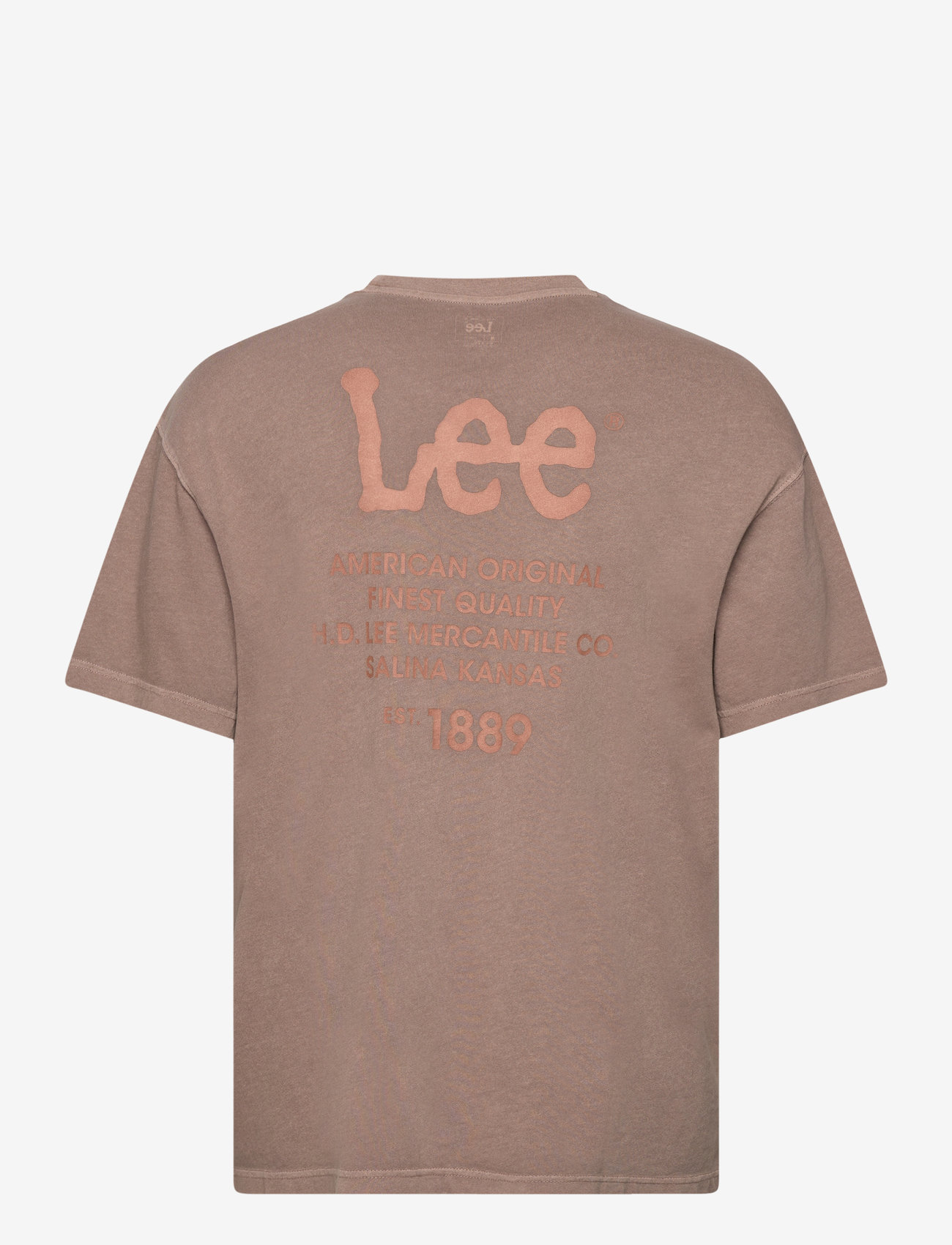 Lee Jeans - LOOSE LOGO TEE - pebble - 1
