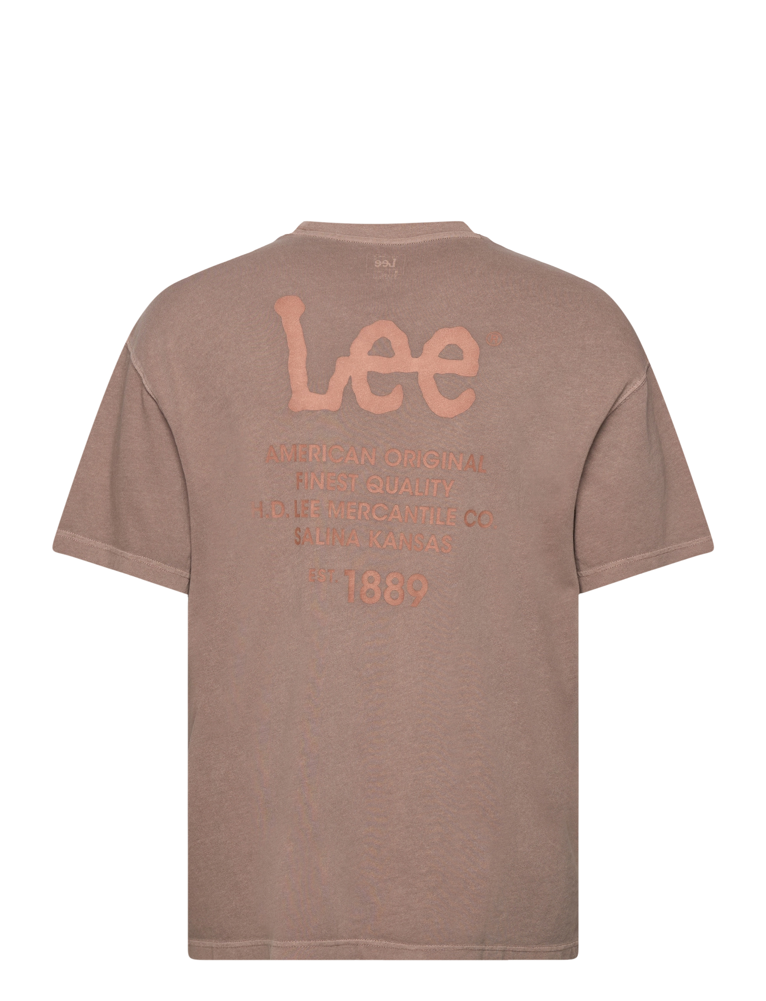 Lee Jeans - LOOSE LOGO TEE - pebble - 1