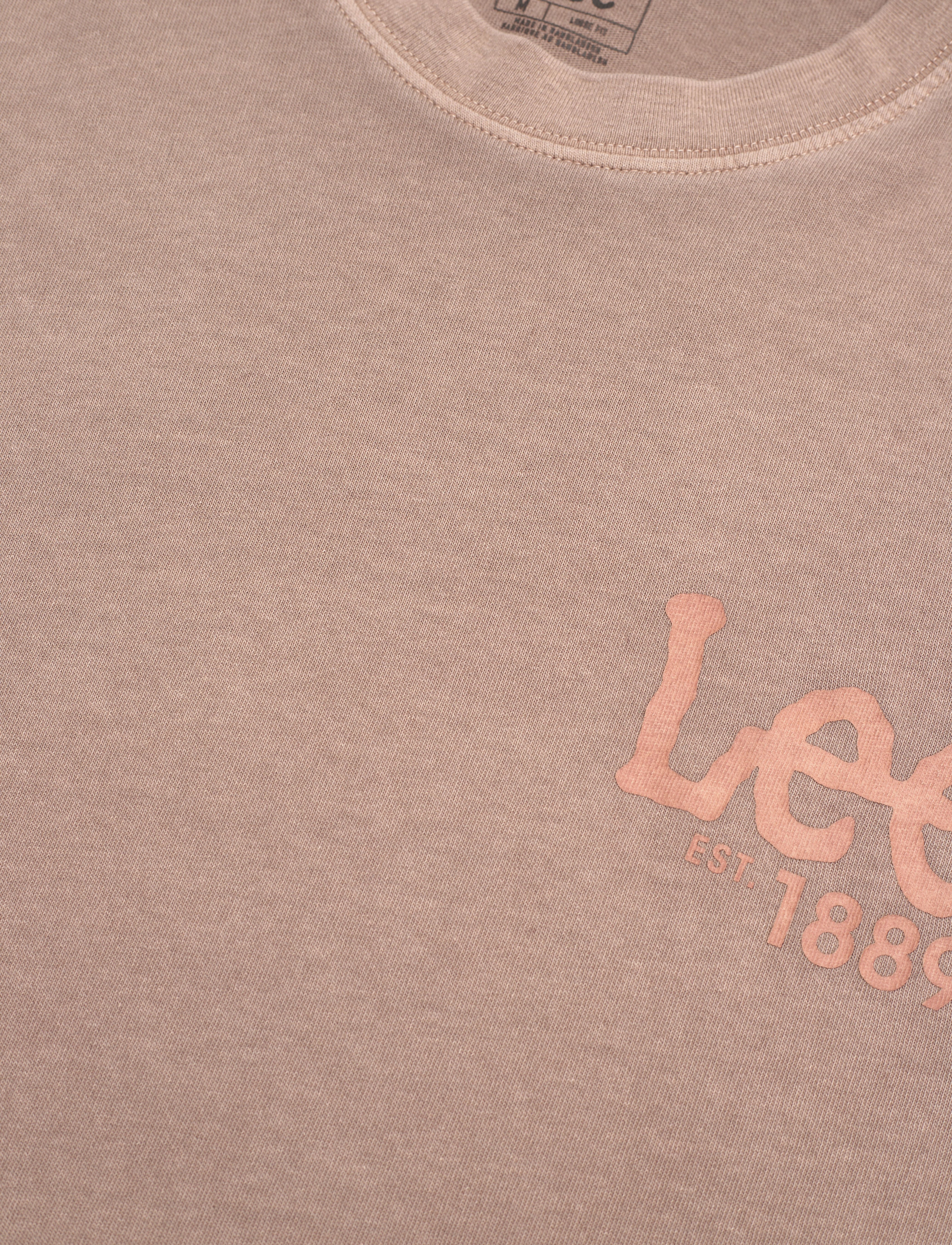 Lee Jeans - LOOSE LOGO TEE - pebble - 2