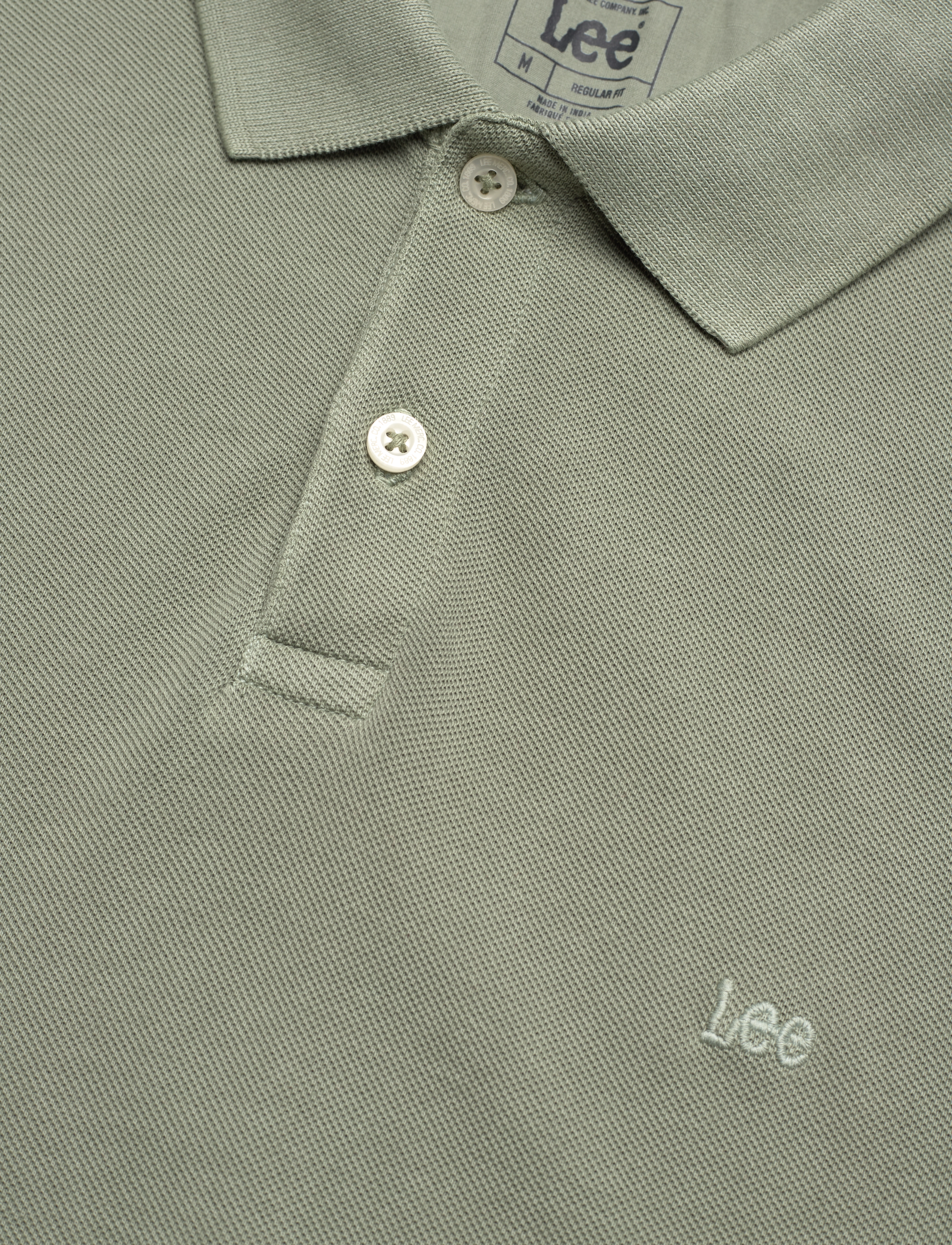 Lee Jeans - GARMENT DYE POLO - olive grove - 2