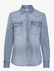 Lee Jeans - REGULAR WESTERN SHIRT - džinsa krekli - mt range - 0