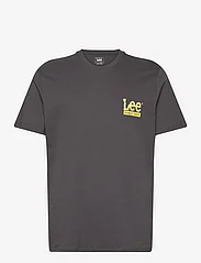 Lee Jeans - LOGO TEE - mažiausios kainos - charcoal - 0