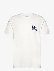 Lee Jeans - LOGO TEE - short-sleeved t-shirts - ecru - 0