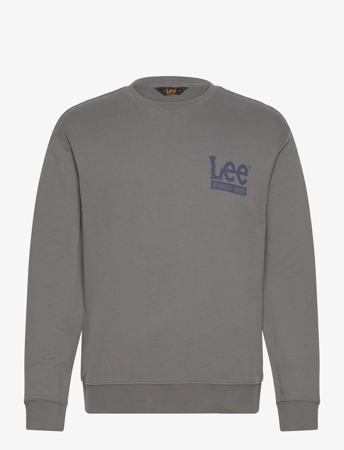 Lee Jeans - CREW SWS - sweatshirts - grey mele - 0