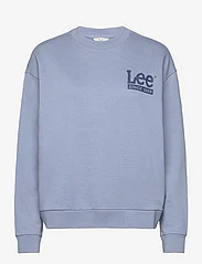 Lee Jeans - LOGO SWS - sweatshirts - fresh water - 0