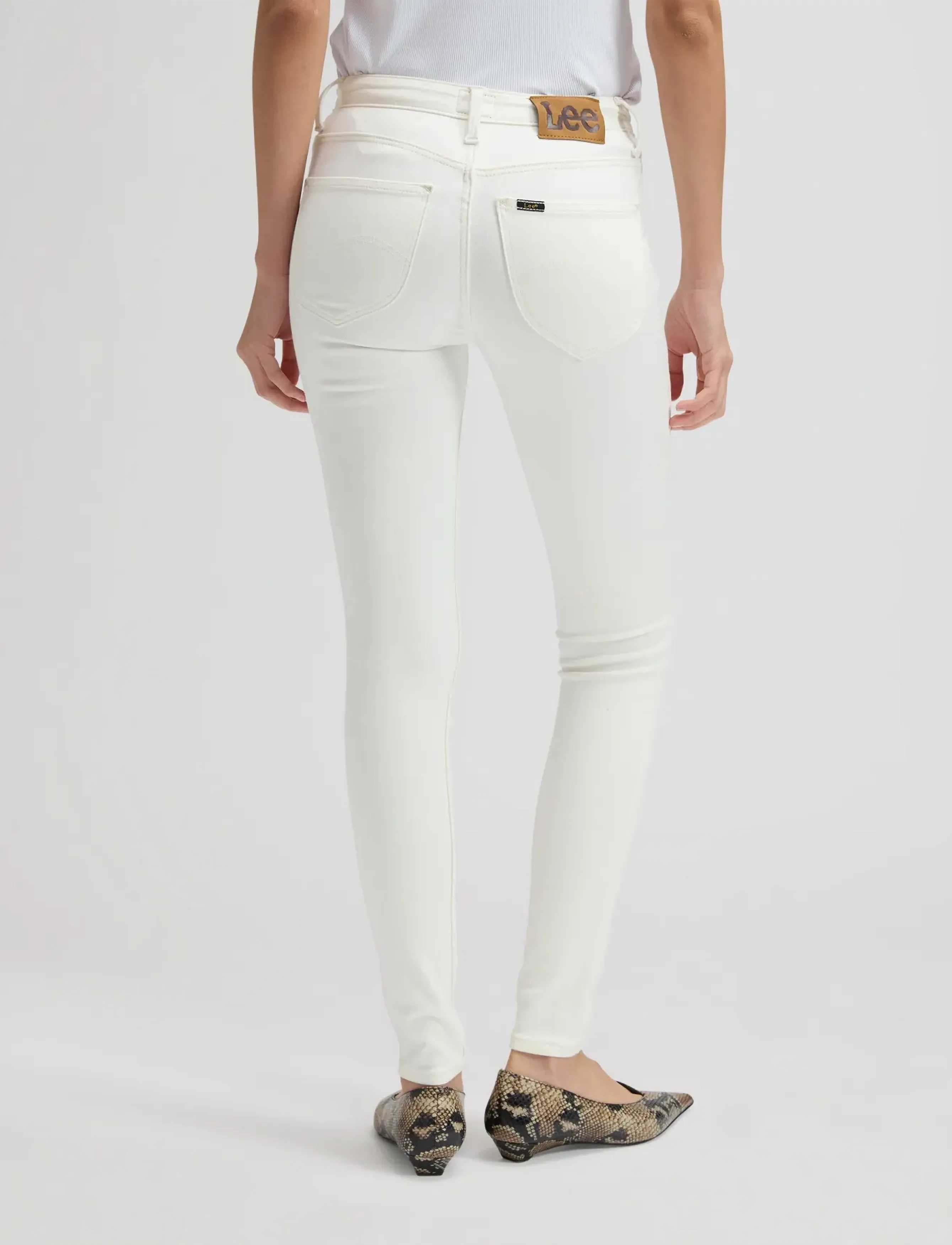 Lee Jeans - SCARLETT HIGH - skinny jeans - winter white - 3