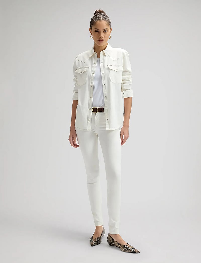 Lee Jeans - SCARLETT HIGH - skinny jeans - winter white - 4