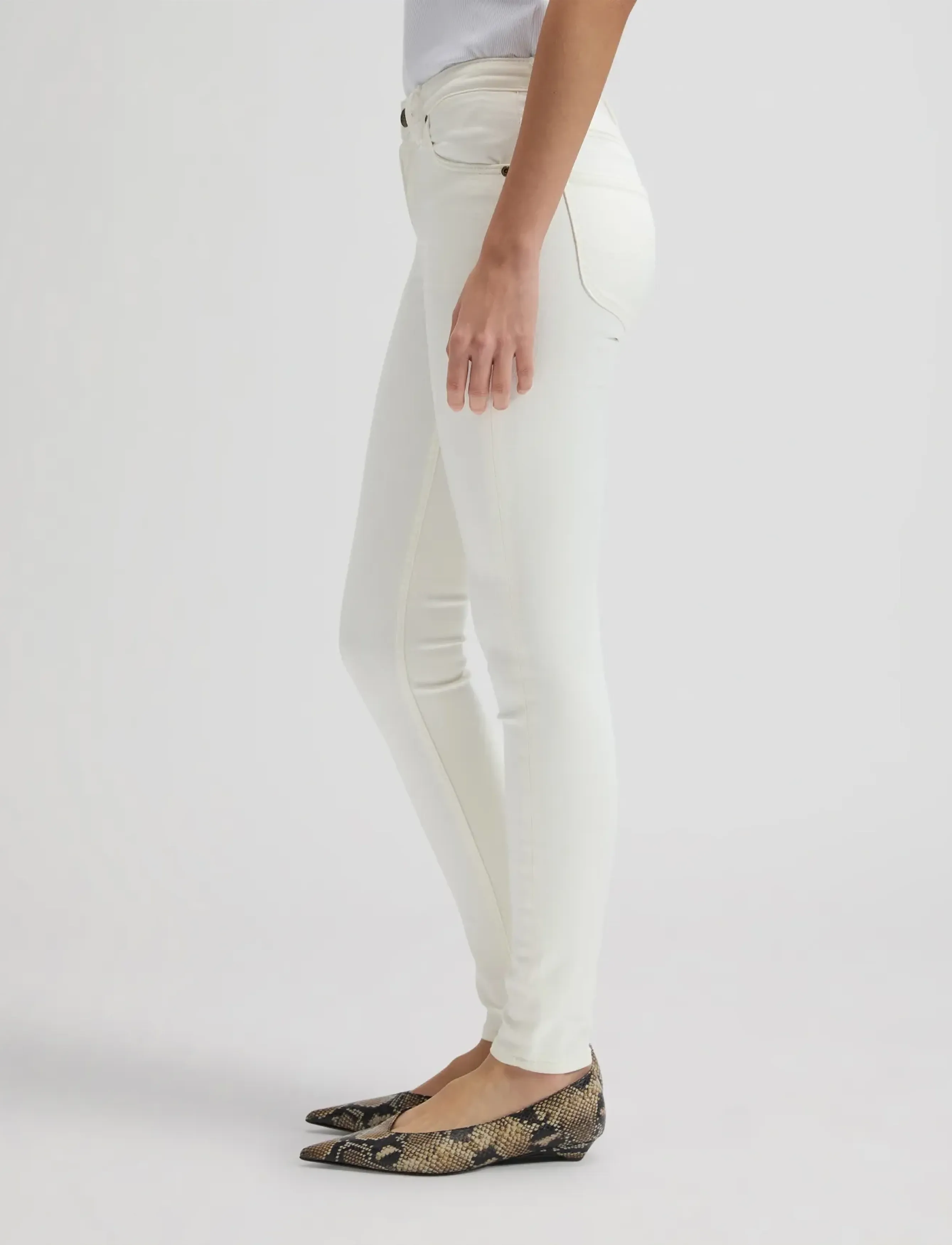 Lee Jeans - SCARLETT HIGH - skinny jeans - winter white - 5