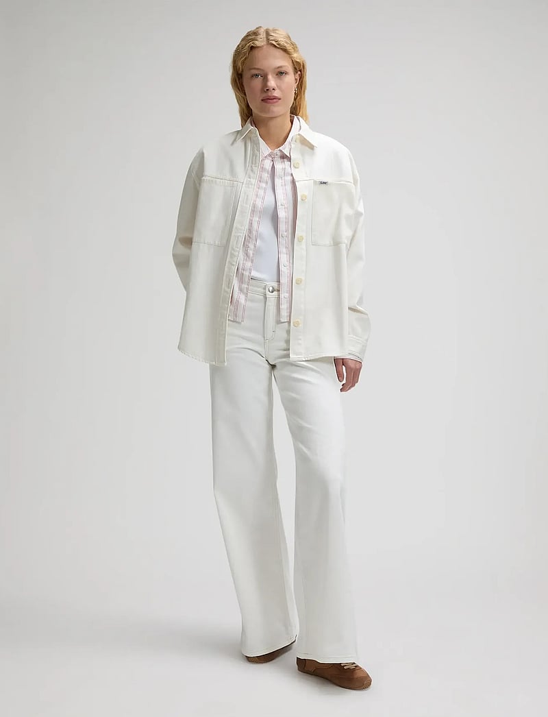 Lee Jeans - UTILITY OVERSHIRT - utility-jakker - powder white - 3