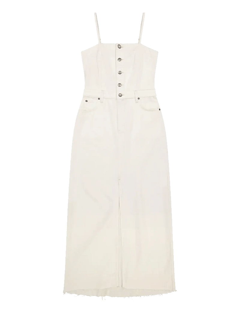 Lee Jeans - MAXI DENIM DRESS - jeansklänningar - powder white - 1