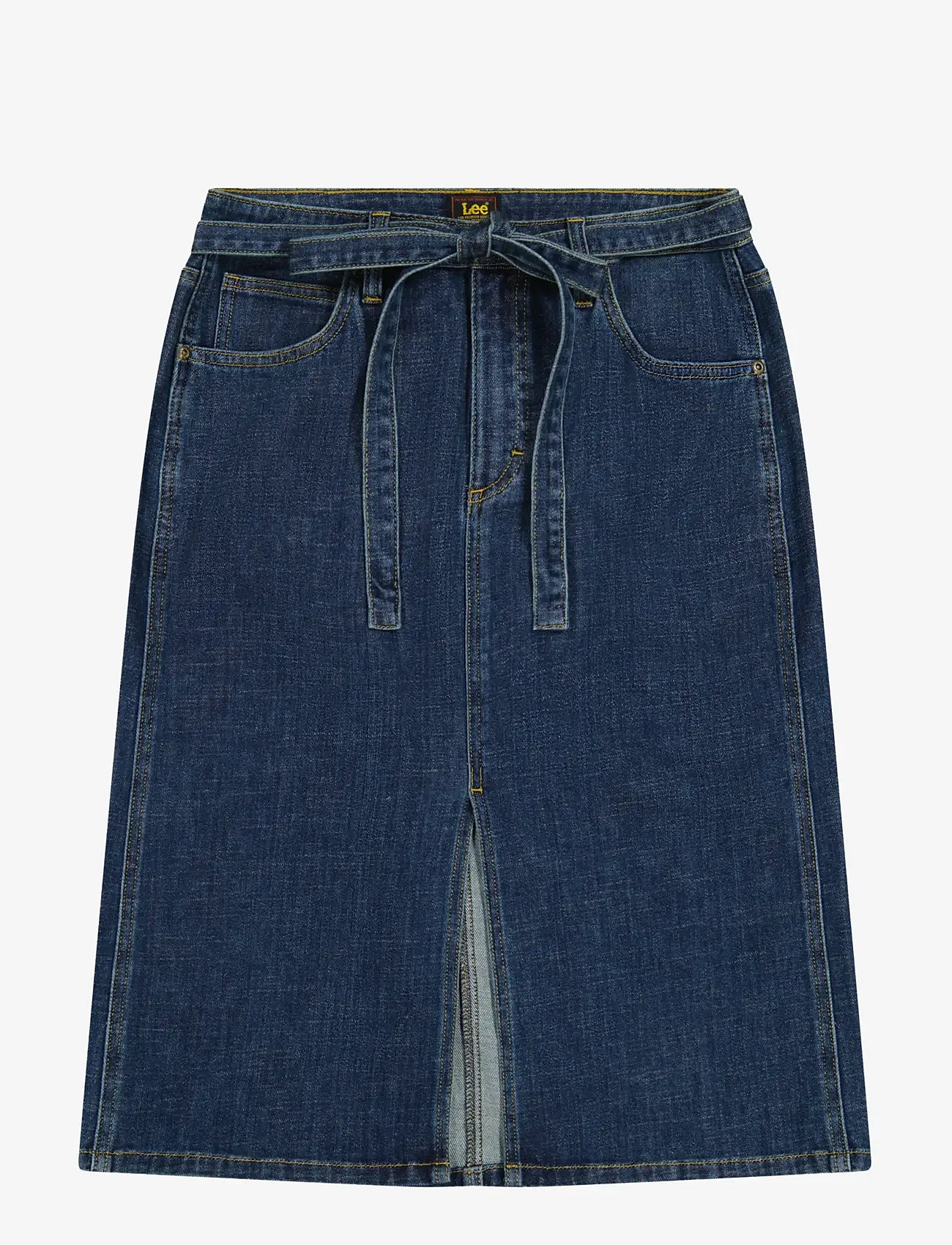 Lee Jeans - MIDI SKIRT WITH BOW - denimnederdele - seaside trip - 1