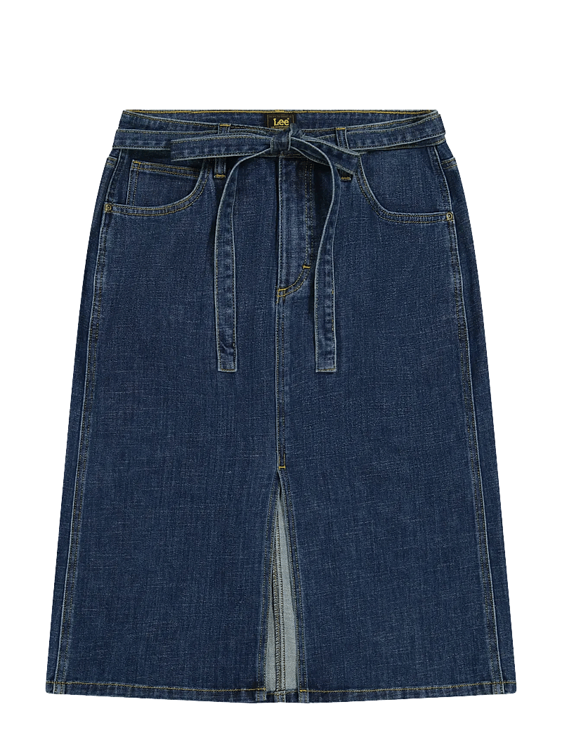 Lee Jeans - MIDI SKIRT WITH BOW - denimnederdele - seaside trip - 1