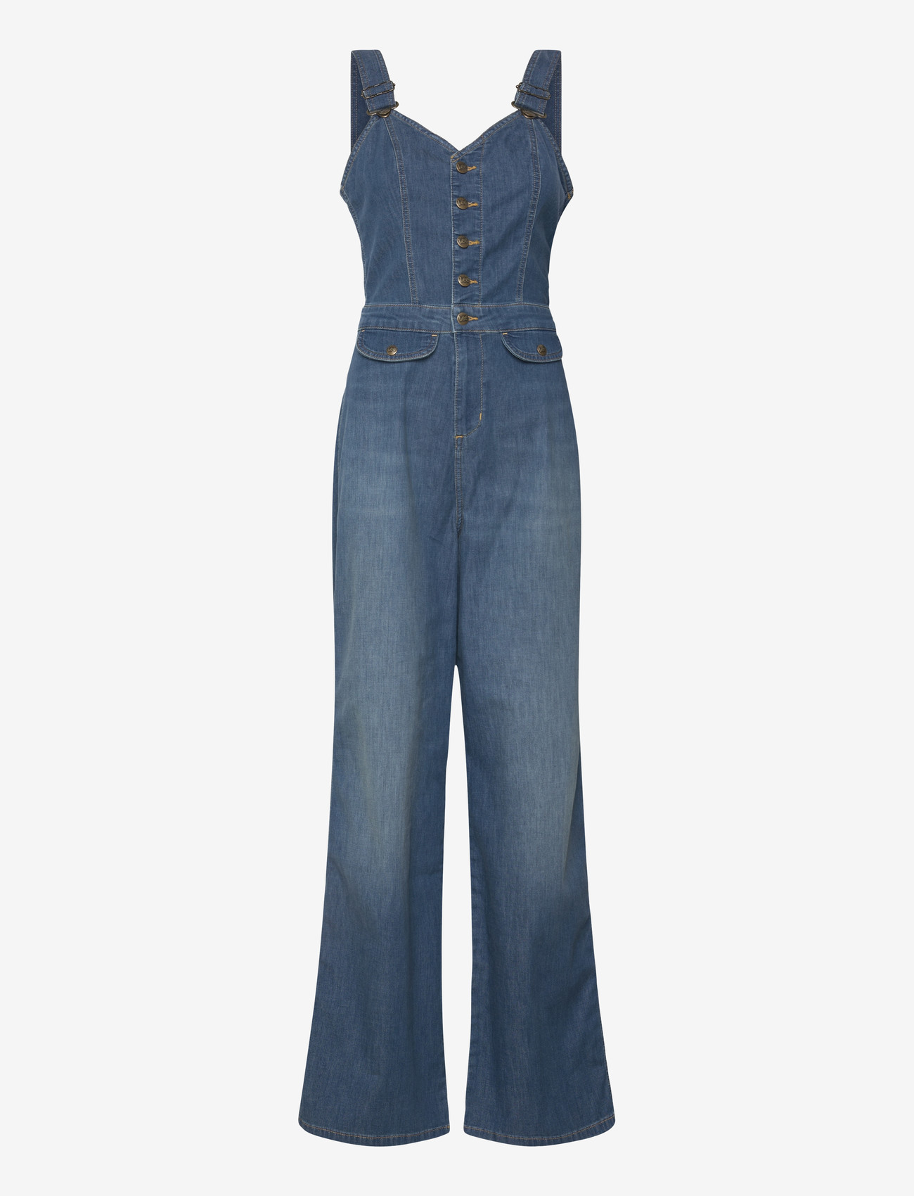 Lee Jeans - CUT OUT JUMPSUIT - jumpsuits - blue arrow - 1