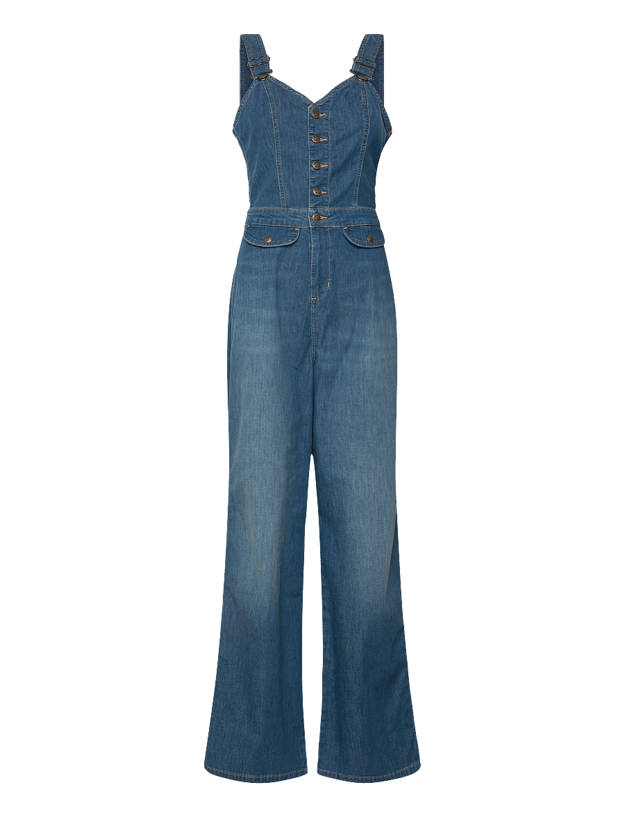 Lee Jeans - CUT OUT JUMPSUIT - pükskostüümid - blue arrow - 1