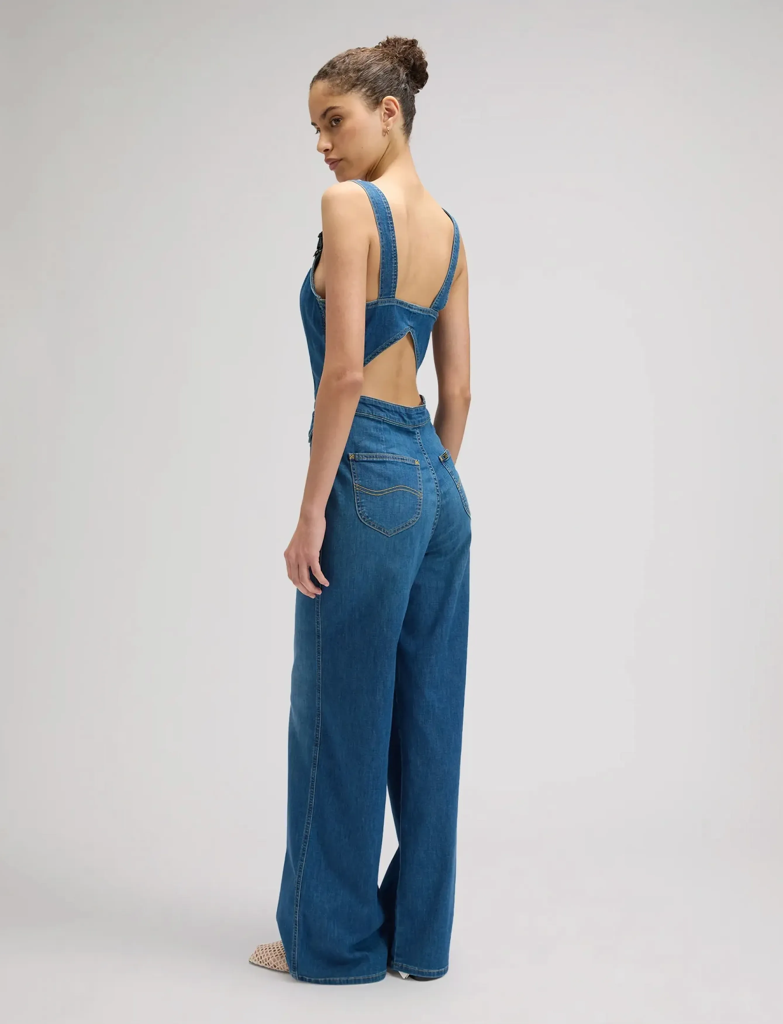 Lee Jeans - CUT OUT JUMPSUIT - jumpsuits - blue arrow - 3