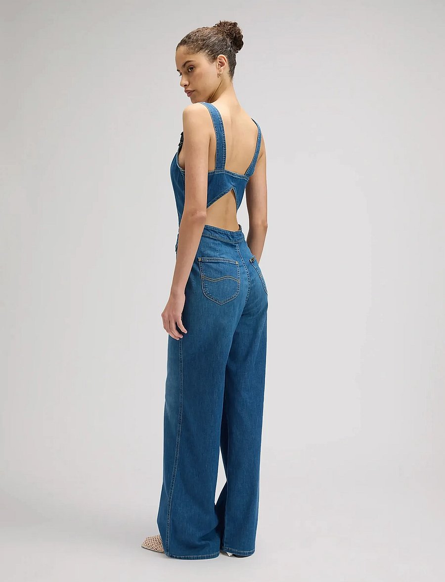 Lee Jeans - CUT OUT JUMPSUIT - pükskostüümid - blue arrow - 3