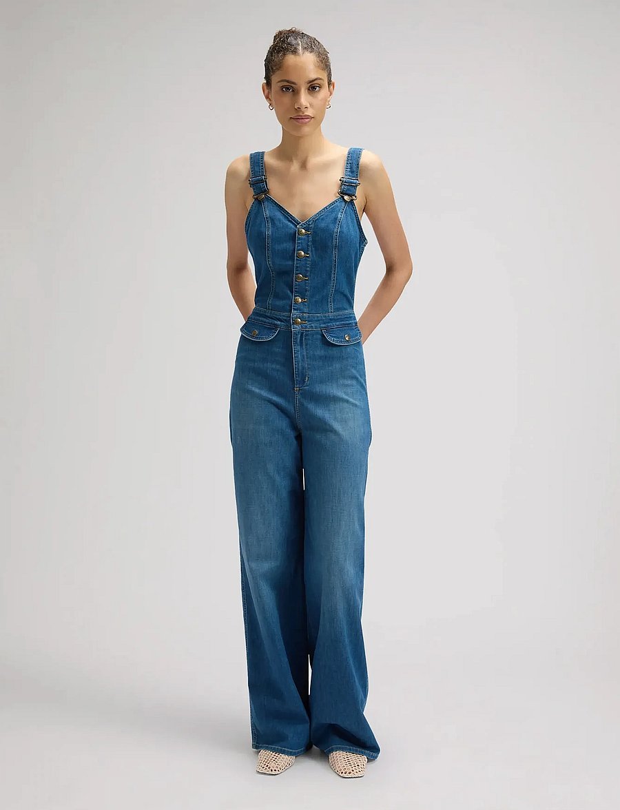 Lee Jeans - CUT OUT JUMPSUIT - pükskostüümid - blue arrow - 4