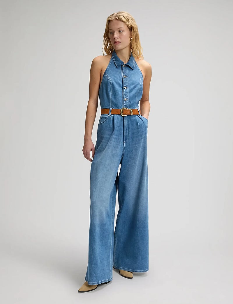Lee Jeans - WIDE LEG JUMPSUIT - buksedragter - mid embrace - 4