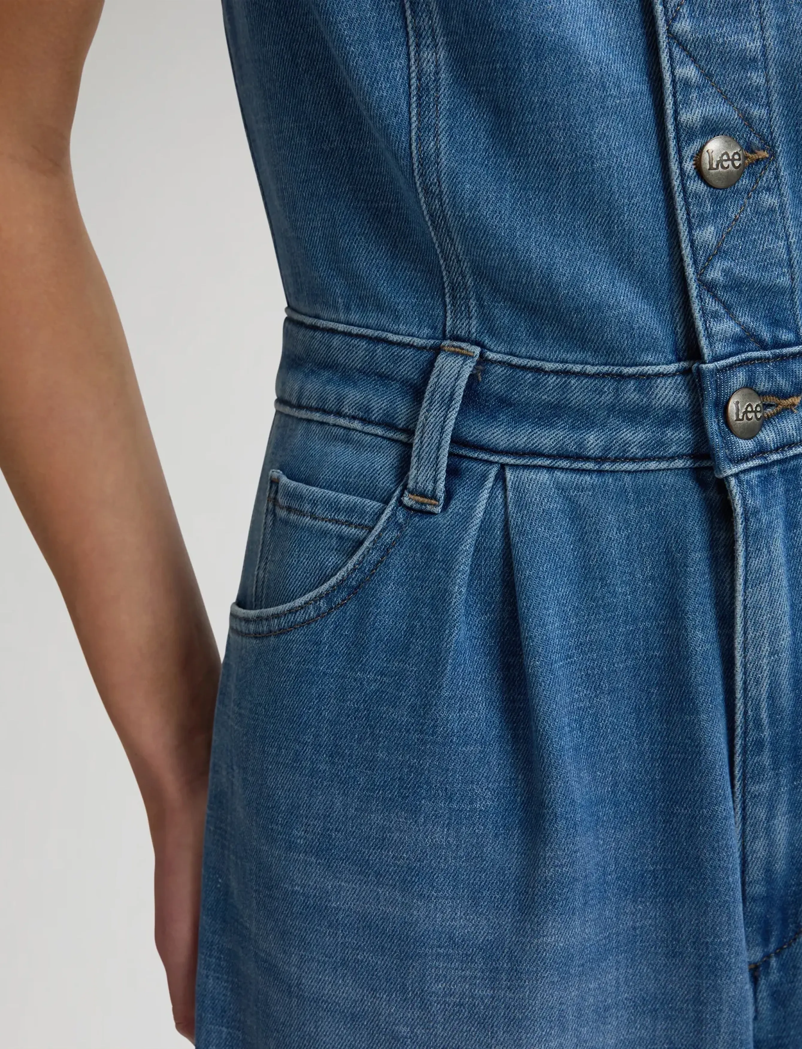Lee Jeans Wide Leg Jumpsuit jeans dam – bild 5