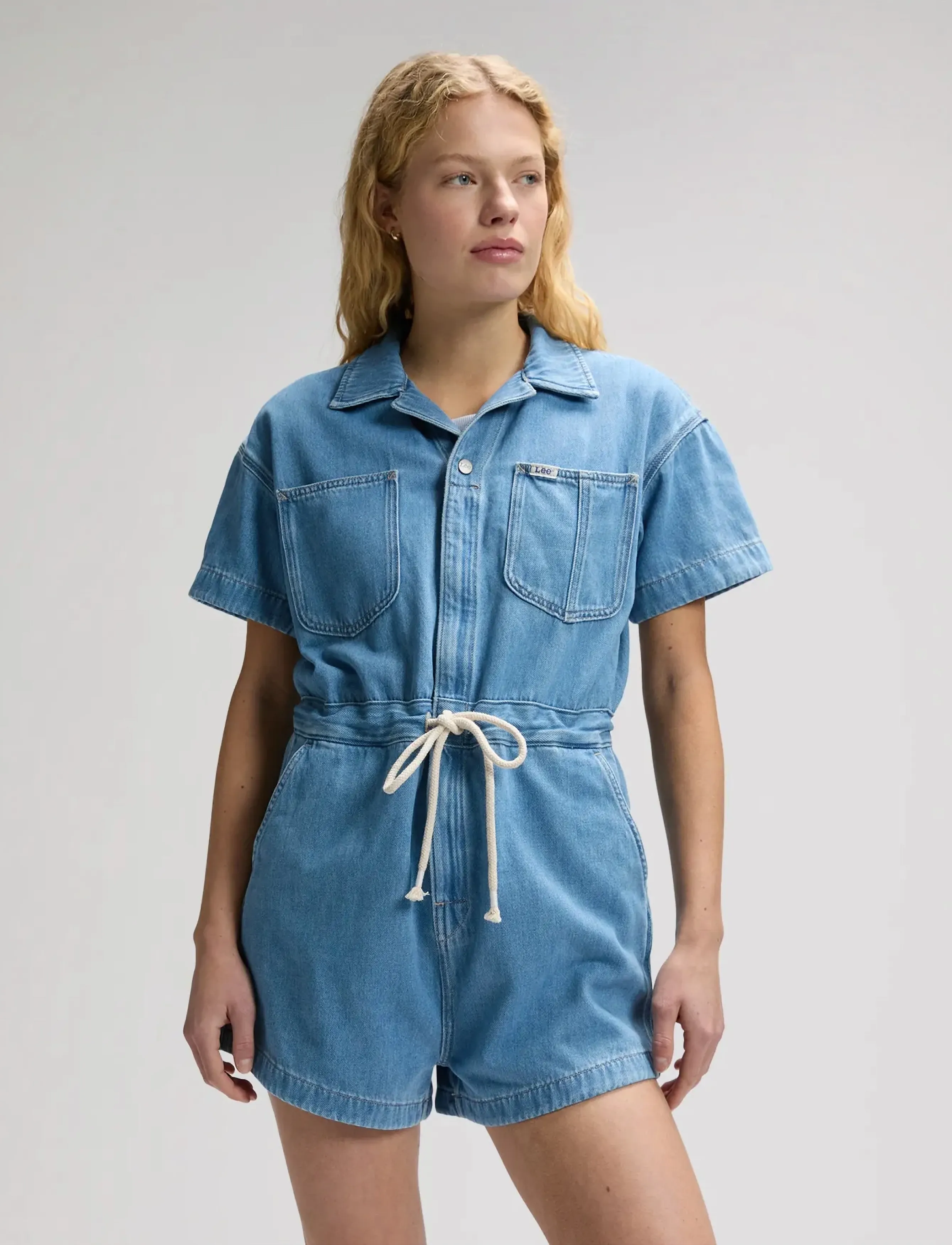 Lee Jeans PLAYSUIT - Kjoler - AERIAL FLIGHT / blue