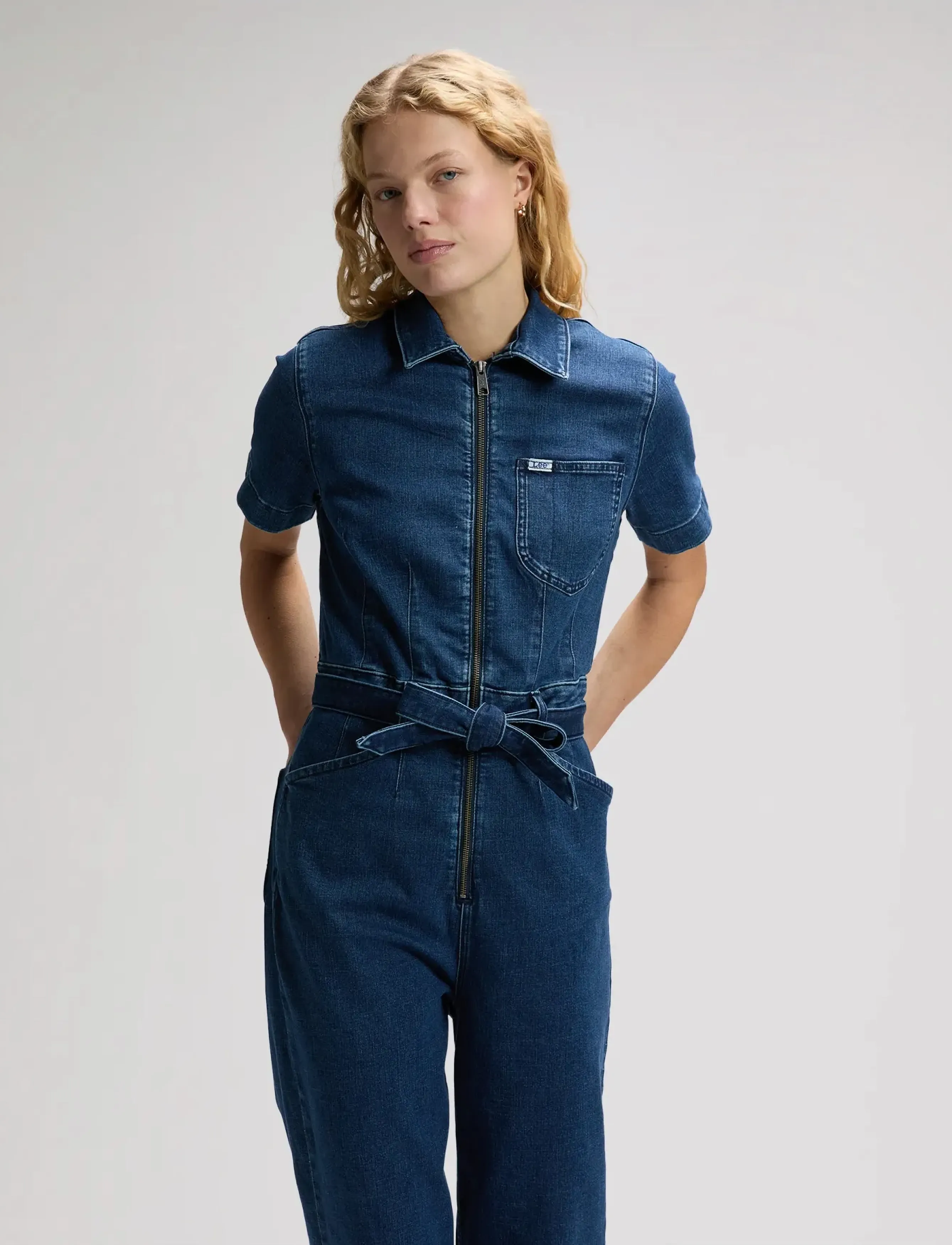 Lee Jeans SS BOILERSUIT - Vaatteet - RAPID CURRENTS / blue