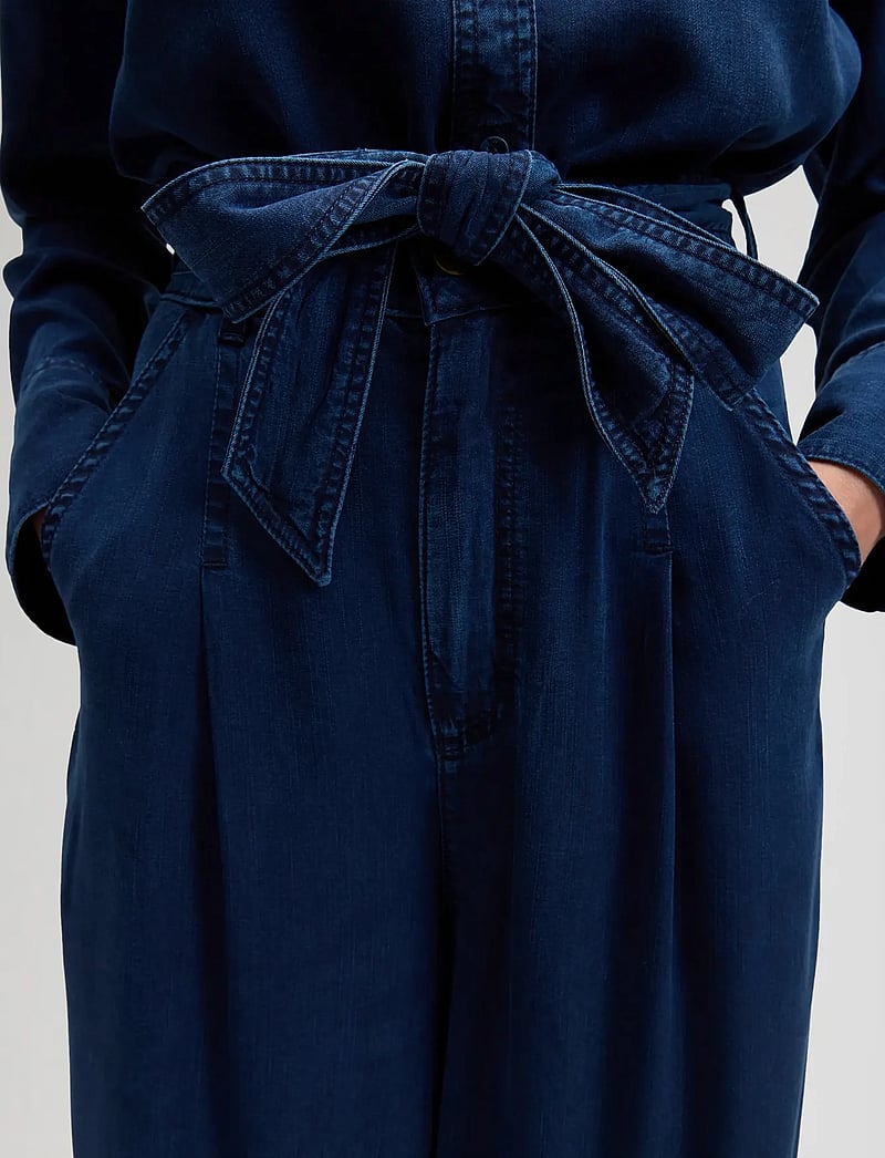 Lee Jeans - PLEATED WIDE LEG - hosen mit weitem bein - sunset ride - 5