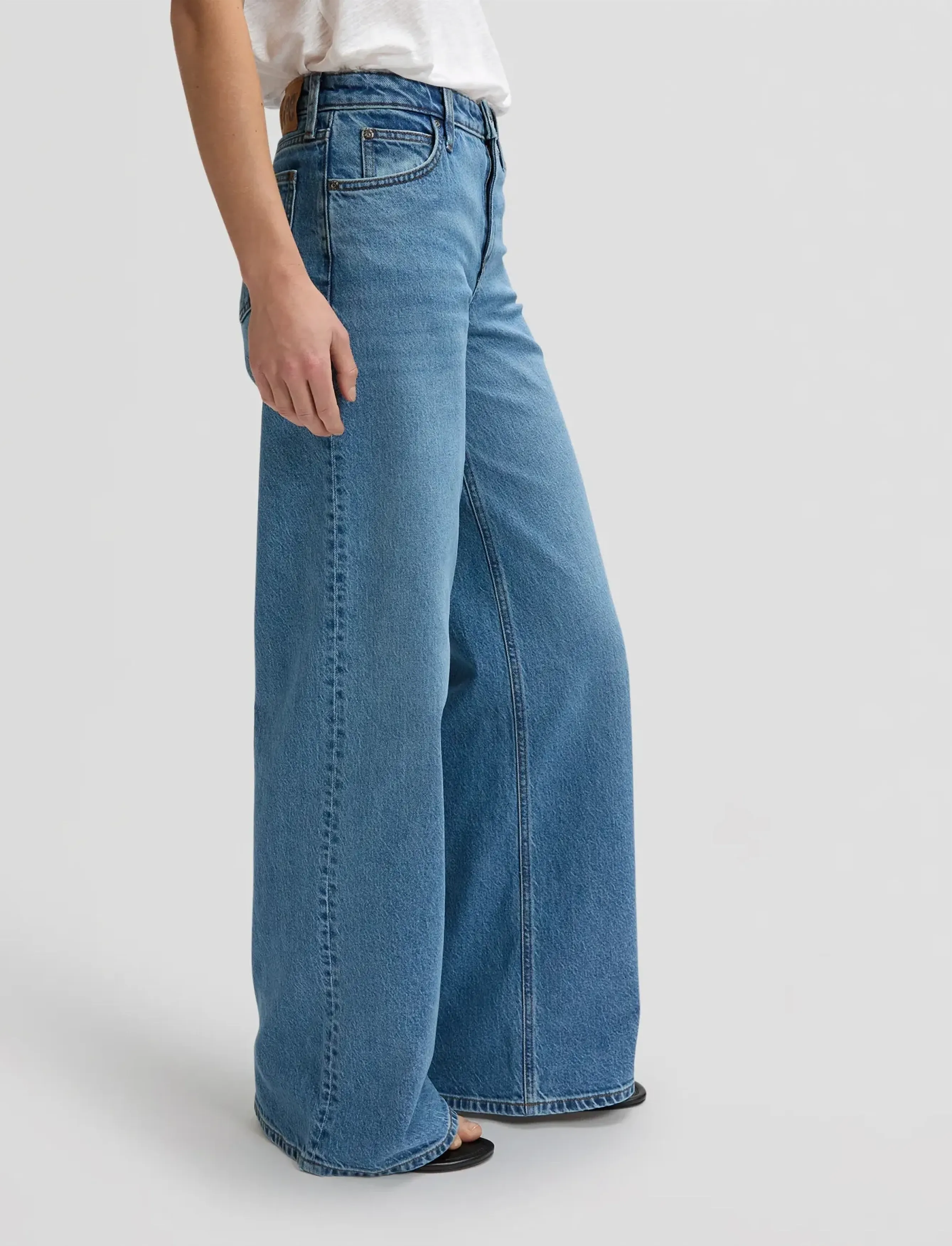 Lee Jeans - HOPE - spodnie szerokie - tinted blue - 4