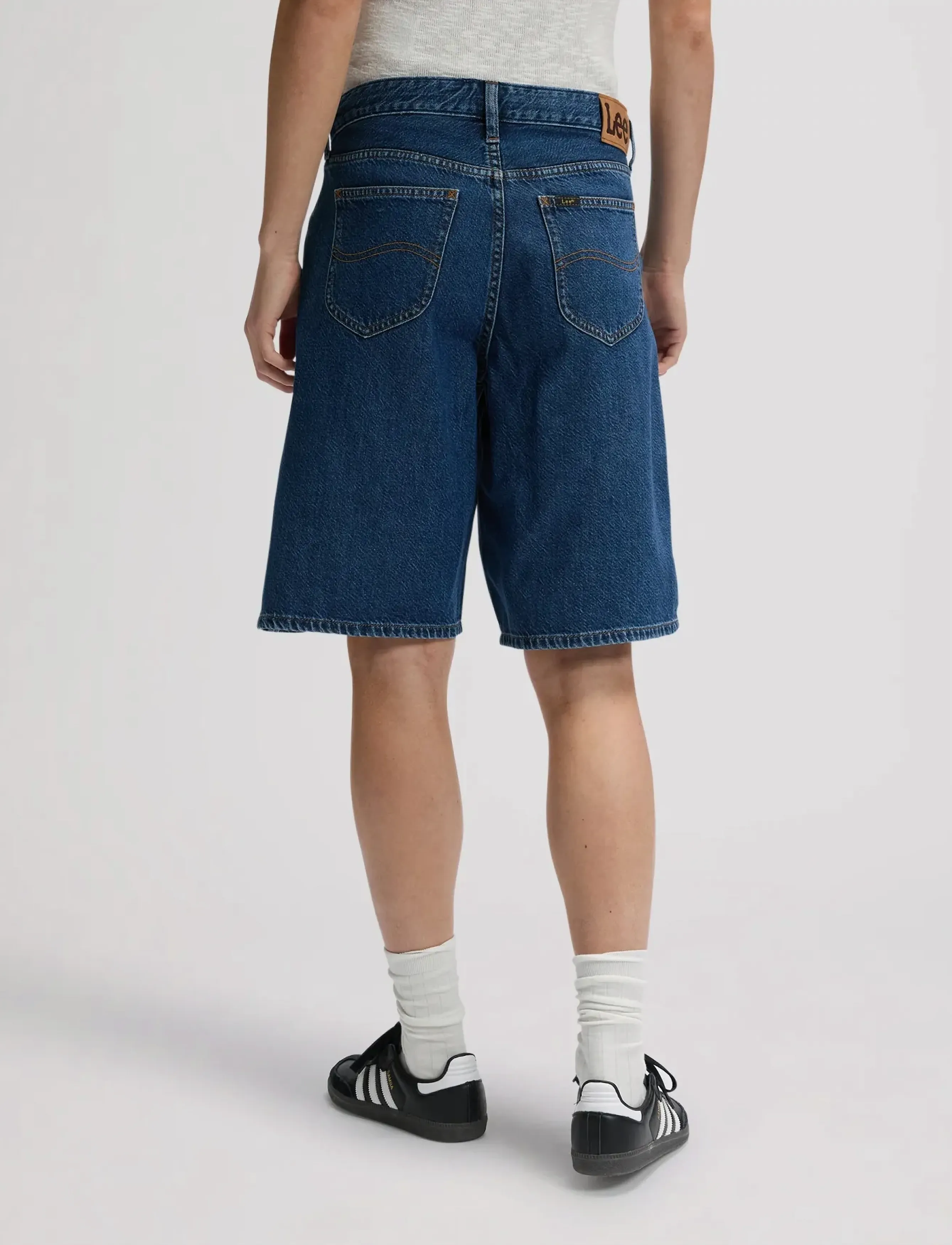 Lee Jeans - DRAPEY JORT - bermudashorts - overt wash - 2